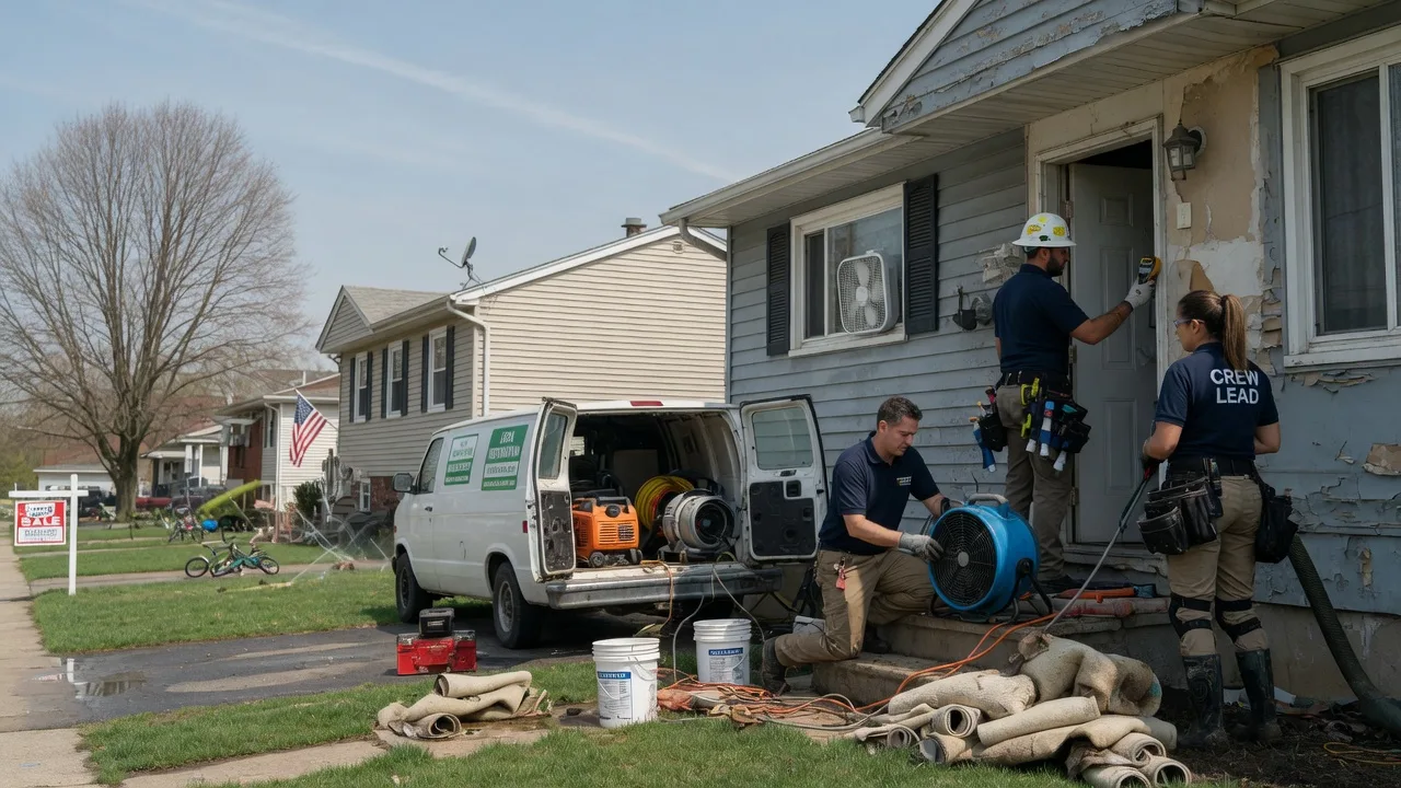 Flood Cleanup in Grain Valley, MO near me