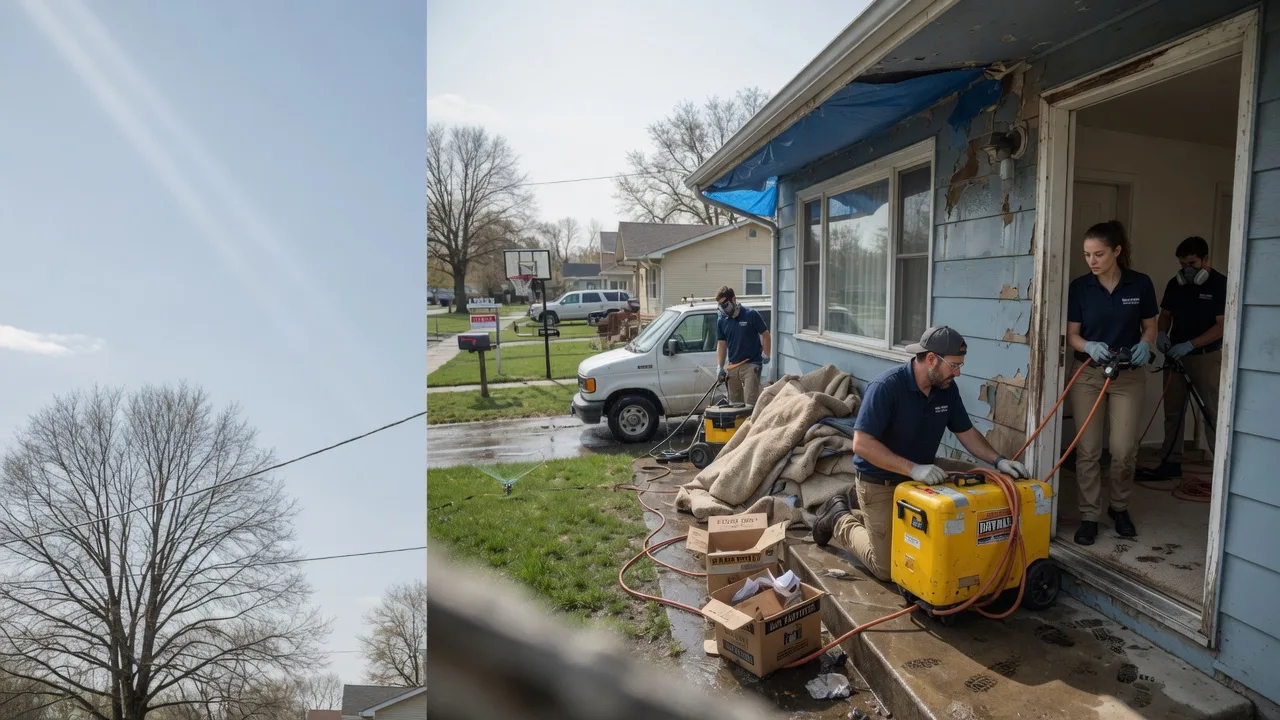 Basement Flood Cleanup in Grain Valley, MO near me